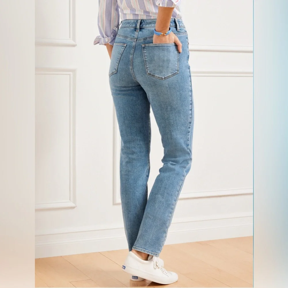 Talbots Full Length Straight Leg Women's Jeans Size 6 - Picture 2 of 5
